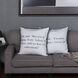 Dann Foley 24 inch White Throw Pillow