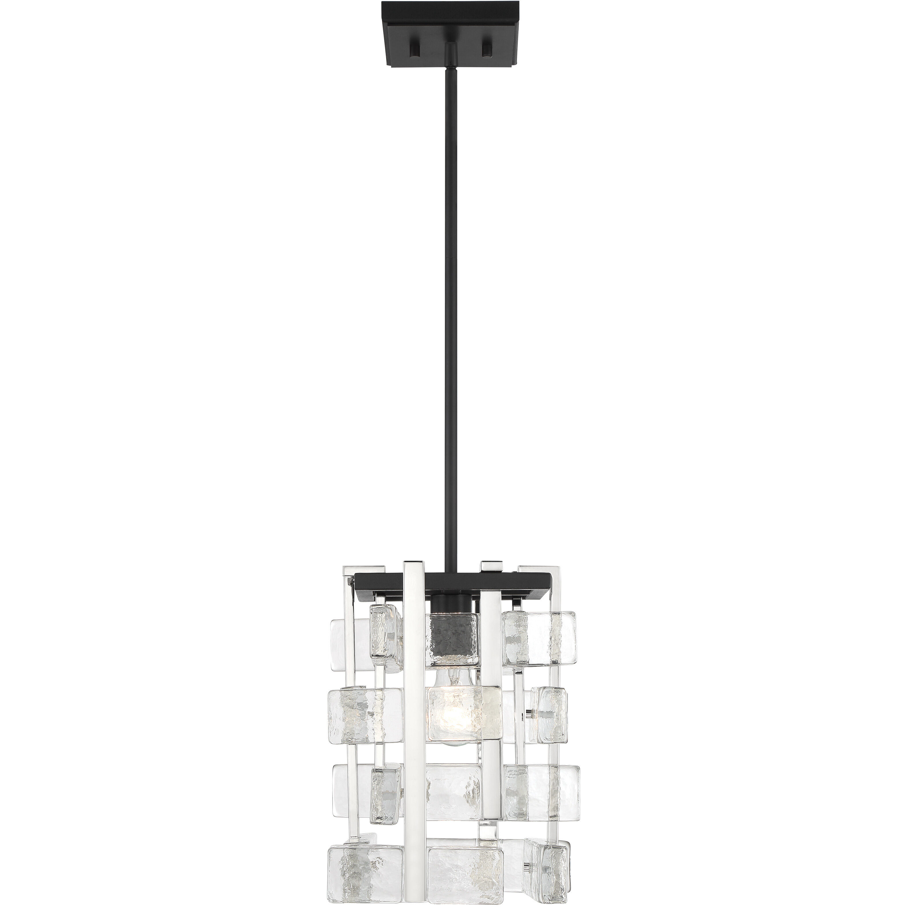Painesdale 1 Light 9 inch Sand Coal And Polished Nickel Mini Pendant Ceiling Light