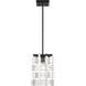 Painesdale 1 Light 9 inch Sand Coal And Polished Nickel Mini Pendant Ceiling Light