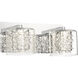 Wild Gems LED 12.75 inch Chrome Bath Light Wall Light
