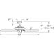 Marquis 52 inch Graphite with Driftwood Blades Ceiling Fan, Regency Series
