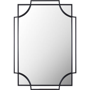 Kassandra 36 X 24 inch Black Mirror, Rectangle