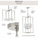 Replay 4 Light 18 inch Polished Nickel Pendant Ceiling Light