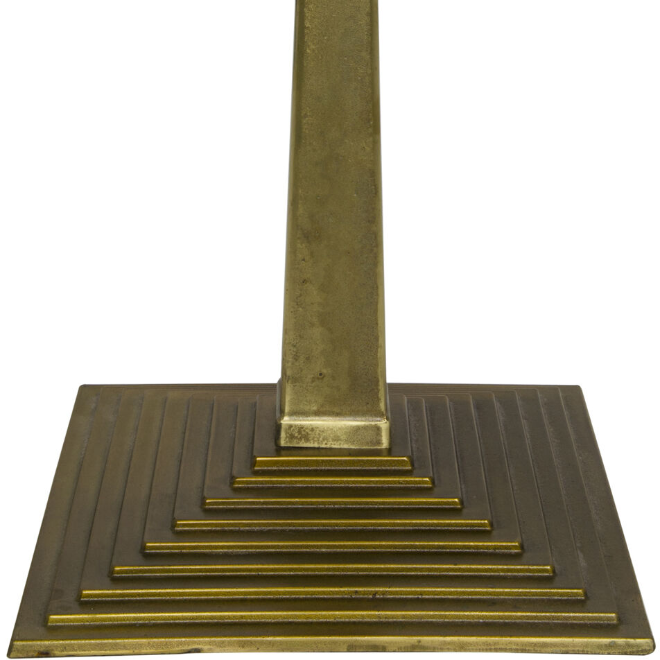 Fadim 30 X 30 inch Antique Brass Side Table