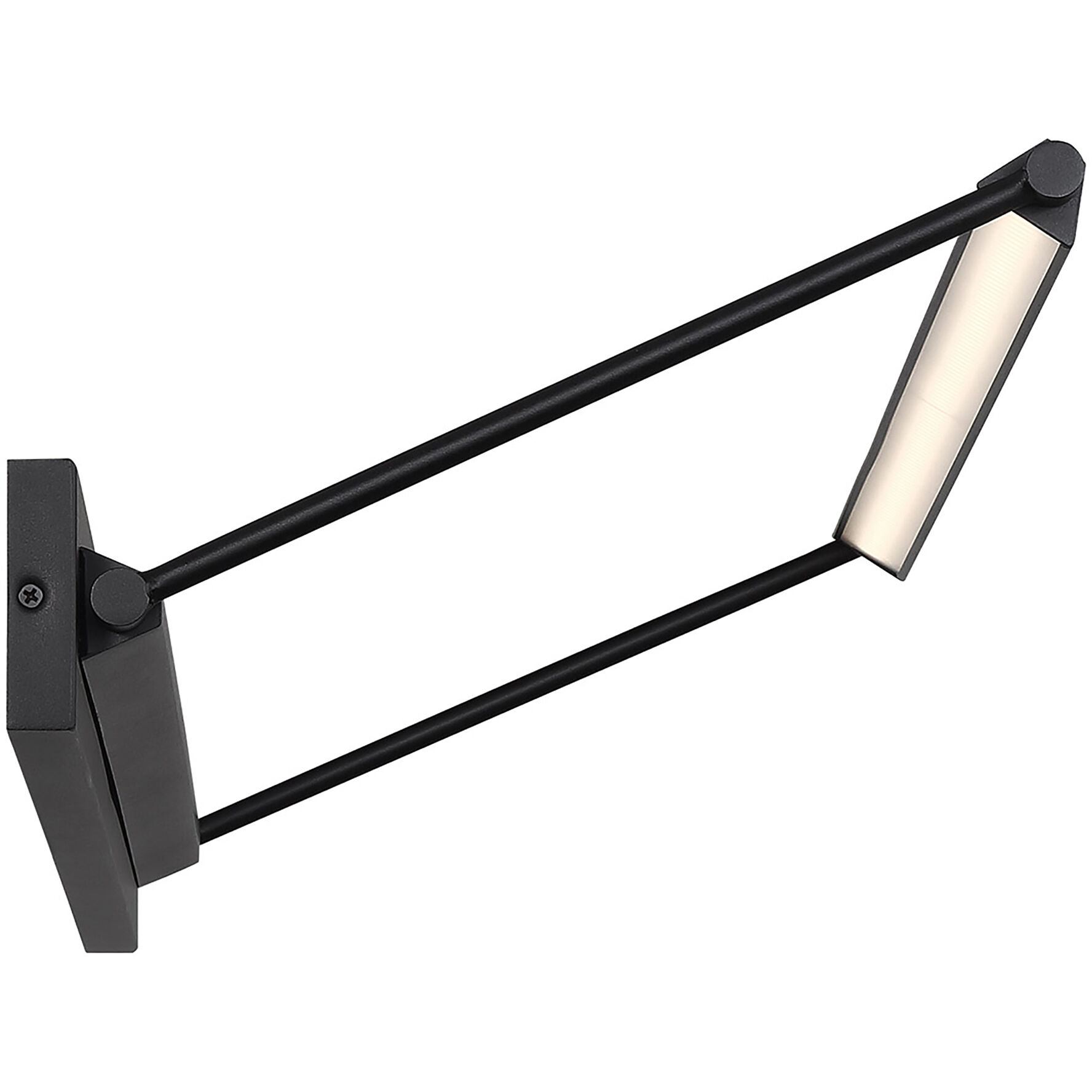 Hudson 14.00 watt 17 inch Black Picture Light Wall Light, dweLED