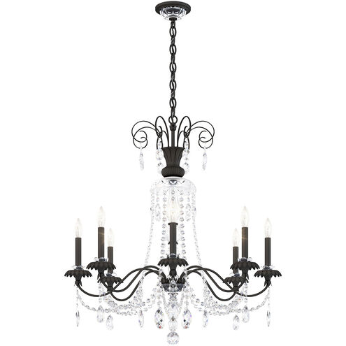 Helenia 8 Light 31.5 inch Black Chandelier Ceiling Light, Adjustable Height