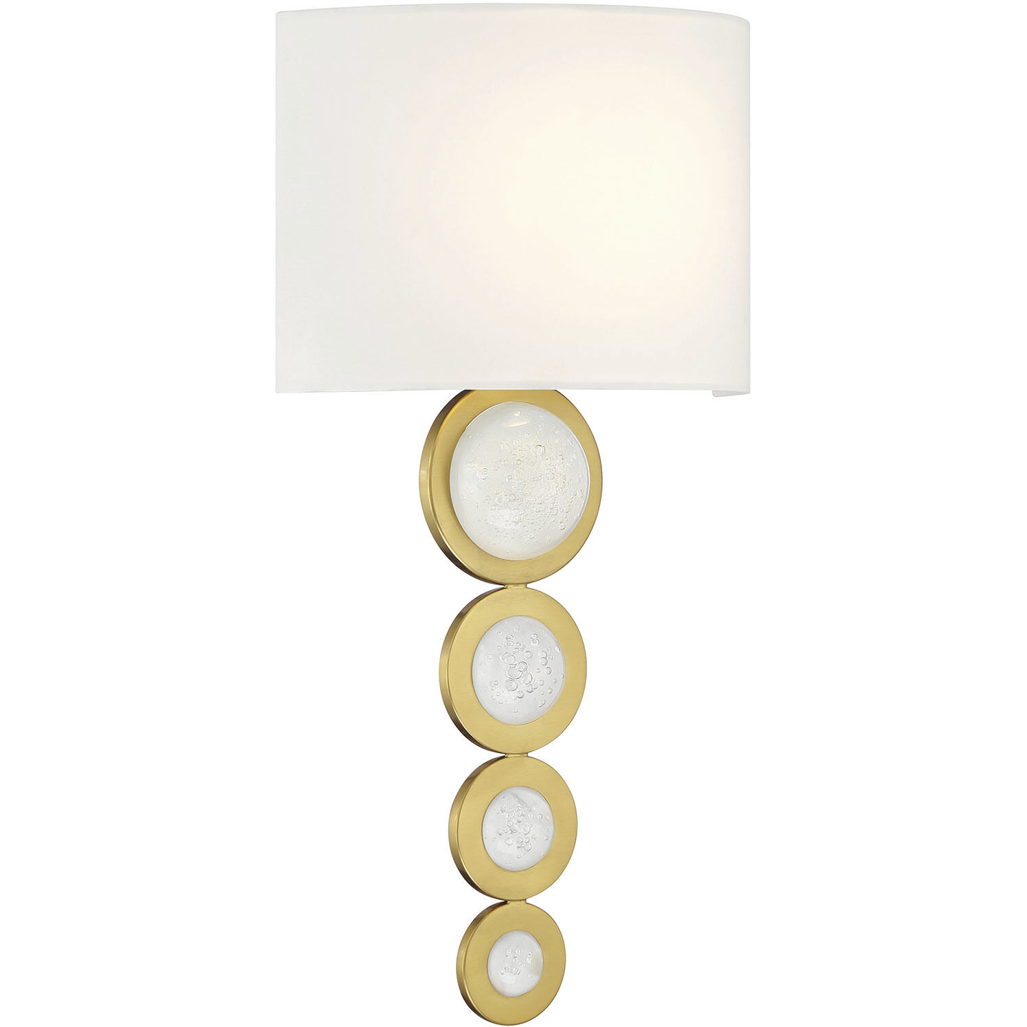 Marseille Wall Sconce Wall Light in Warm Brass