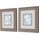 Animals Collection Rustic Wood Grain Framed Art