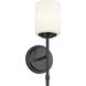 Ali 1 Light 5.25 inch Black Wall Sconce Wall Light