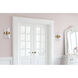 Dallas 2 Light 8 inch Gold and Clear Wall Sconce Wall Light