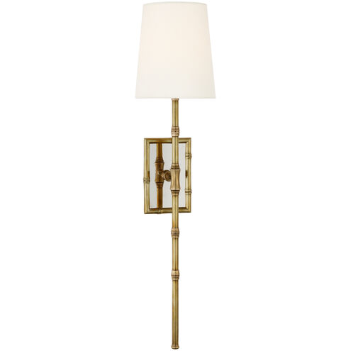 Studio VC Grenol LED 6 inch Hand-Rubbed Antique Brass Single Bamboo Tail Sconce Wall Light