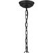 Truby 9 Light 38 inch Black Chandelier Ceiling Light, Large