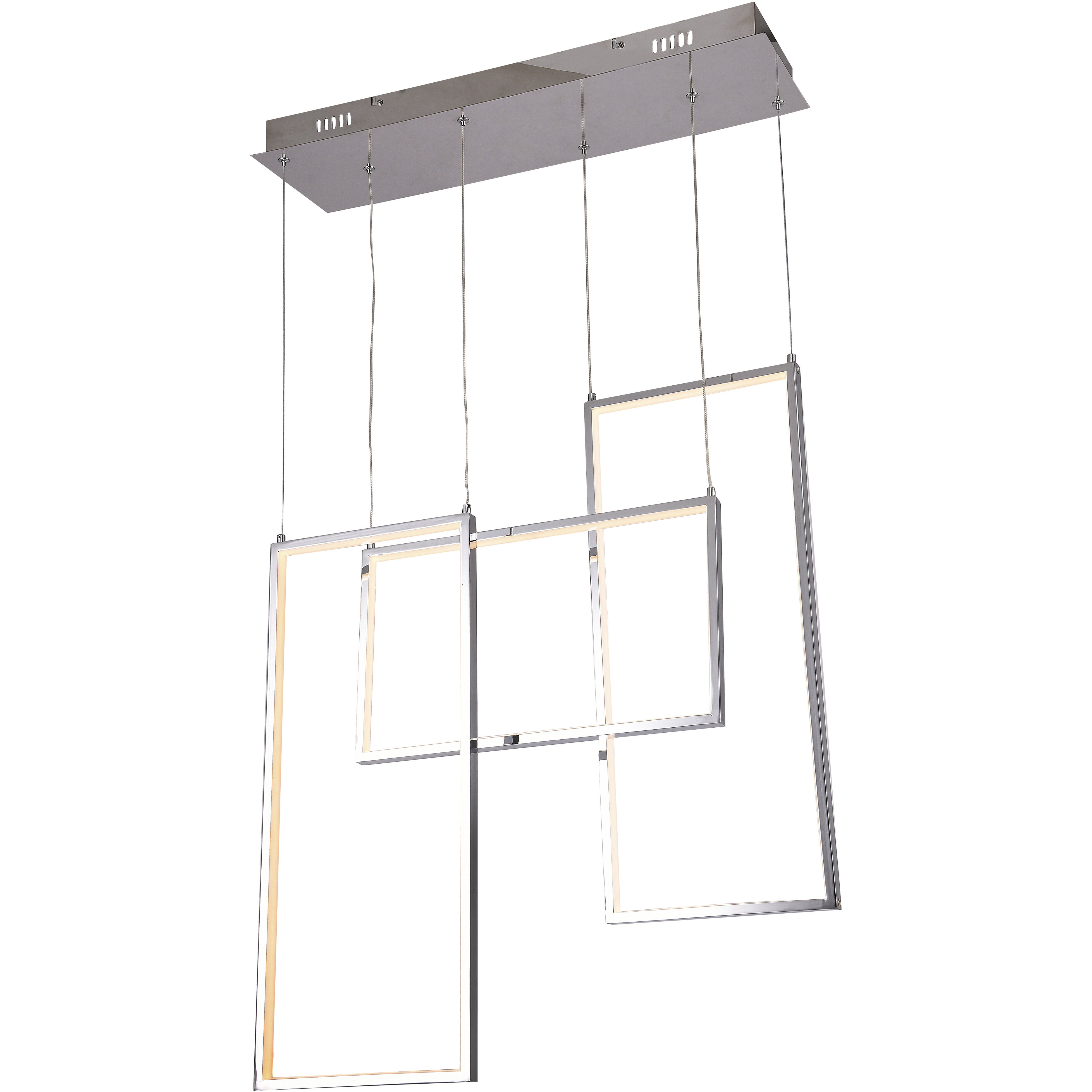 Canada LED 6.3 inch Chrome Chandelier Ceiling Light