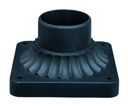 Post Accessory 4 inch Black Pier Mount