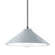 Radiance 1 Light 11.75 inch Concrete and Matte Black Pendant Ceiling Light