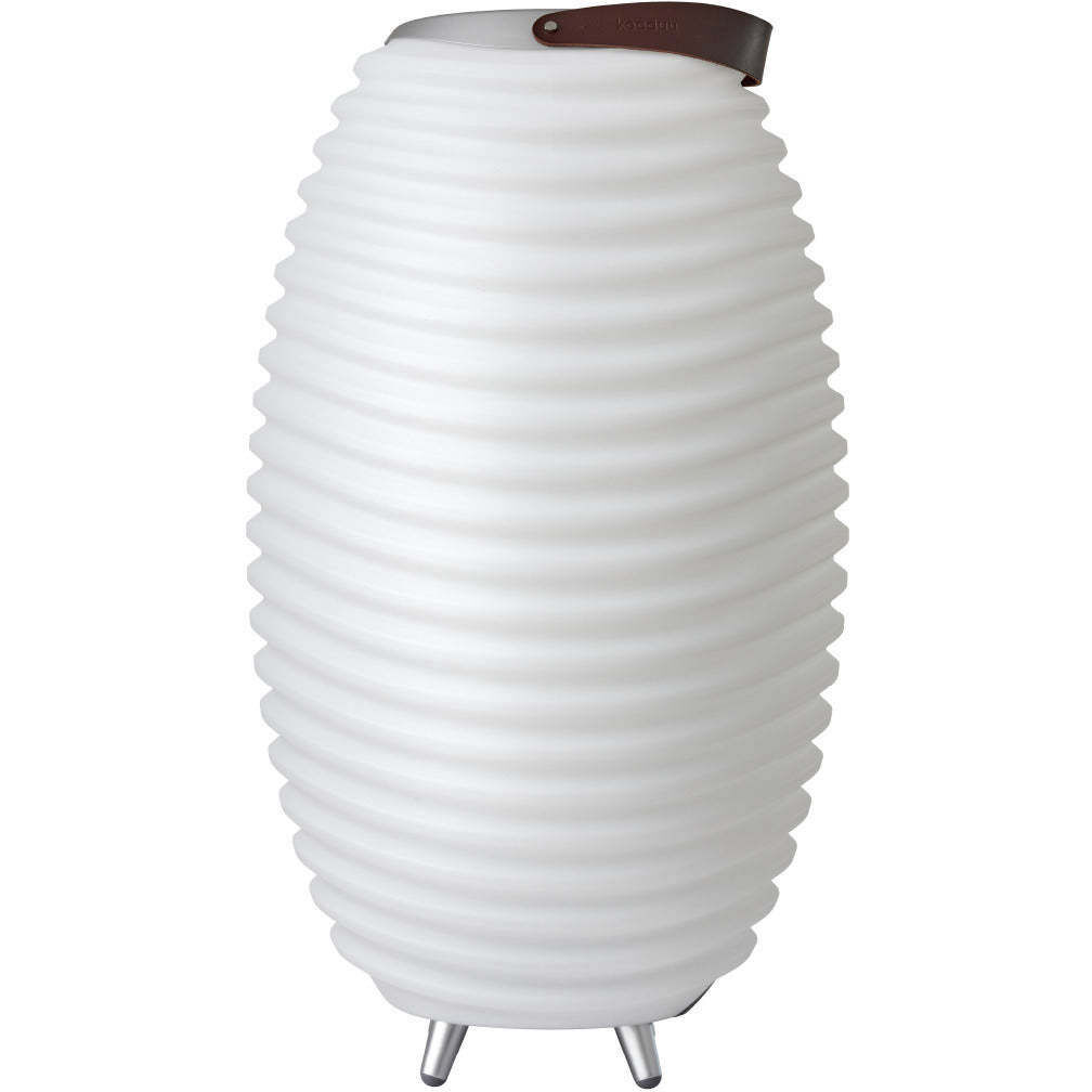 Synergy 28.25 X 16 inch White Portable Speaker Lamp, Kooduu
