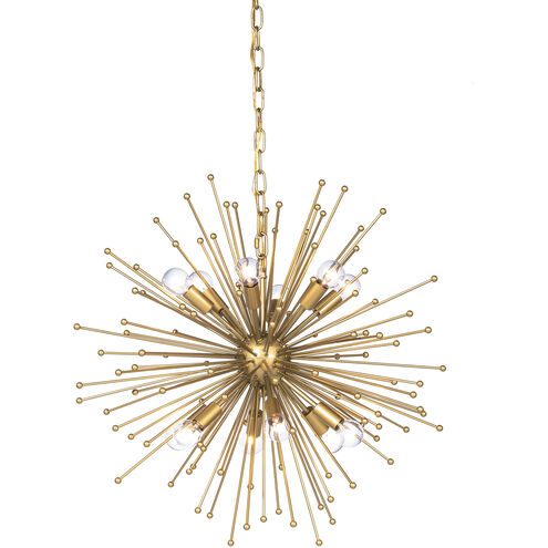 Archer 12 Light 13 inch Gold Chandelier Ceiling Light