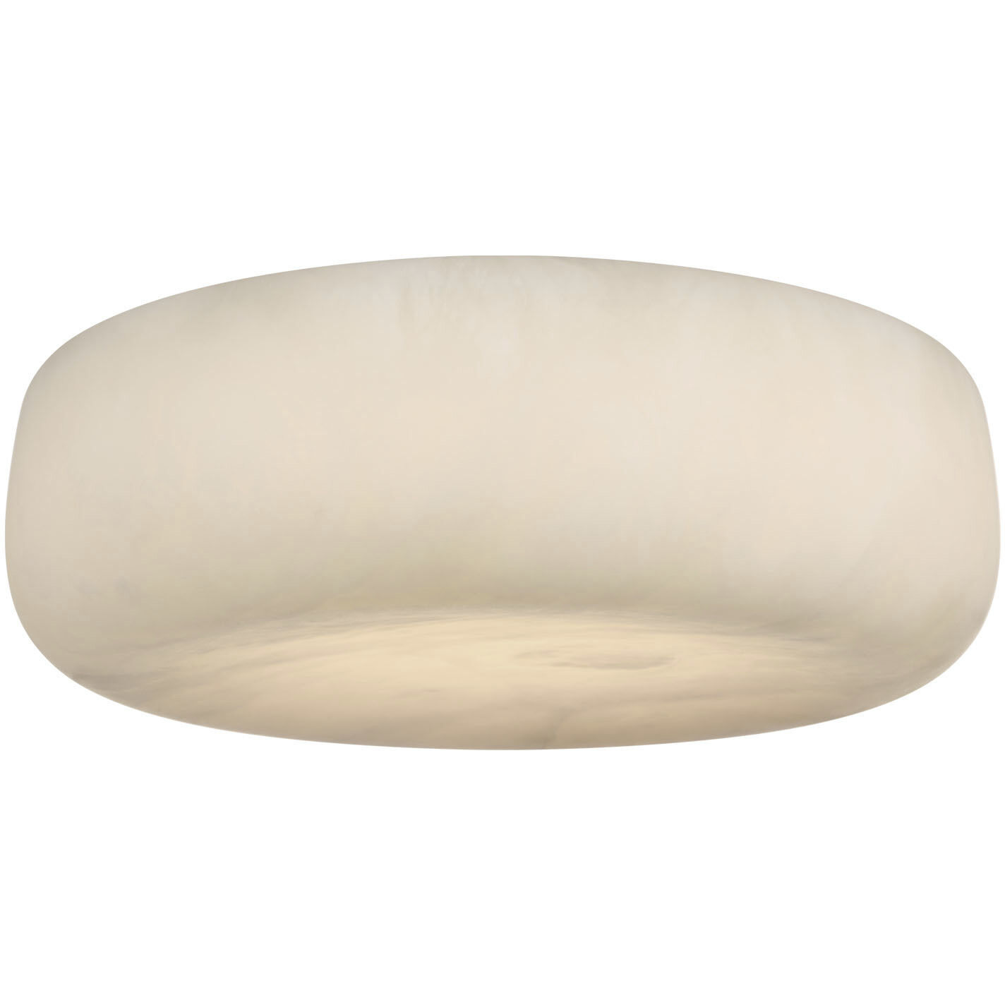 Kelly Wearstler Formosa LED 17 inch Alabaster and Polished Nickel Flush Mount Ceiling Light