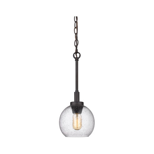 Galveston 1 Light 7 inch Rubbed Bronze Mini Pendant Ceiling Light