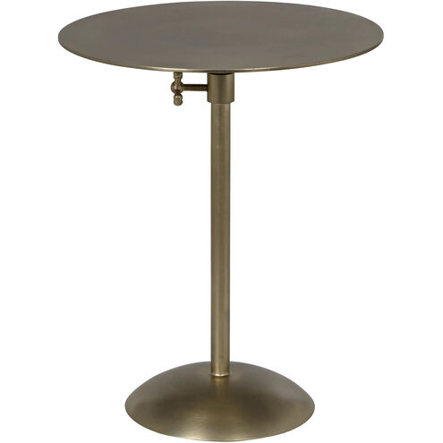 Felix 19 X 16.5 inch Antique Brass Side Table