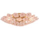 kate spade new york Leighton LED 25.75 inch Soft Brass Flush Mount Ceiling Light in Blush Tinted Glass, Large