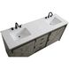 Austin 72 X 34 inch Rustic Grey Bathroom Vanity Cabinet