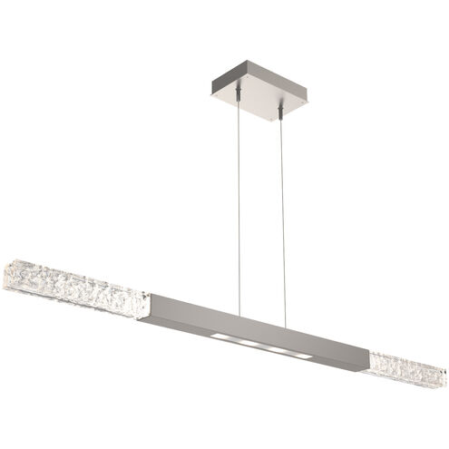 Axis LED 48.1 inch Beige Silver Linear Pendant Ceiling Light in Metallic Beige Silver, 2700K LED, Single Small Moda