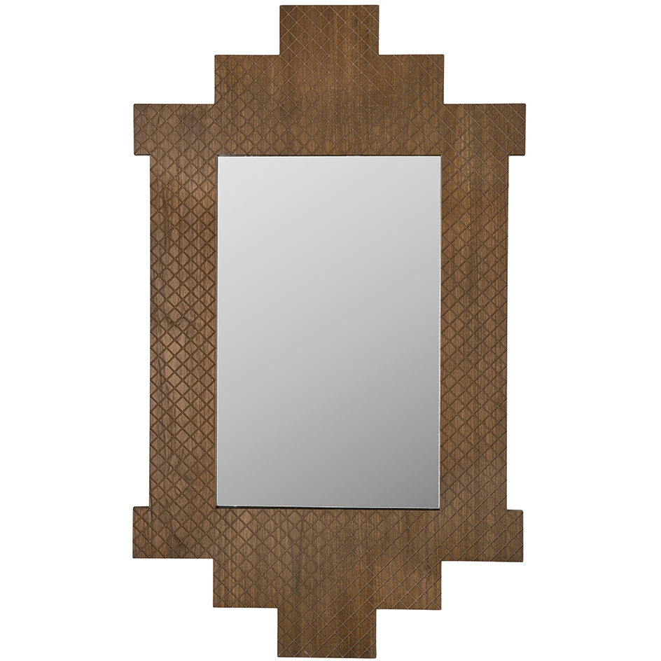 Ludwig 47 X 28.5 inch Clear Coat Flat Mirror