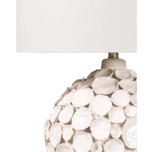Lucia 26 inch 150.00 watt White Table Lamp Portable Light
