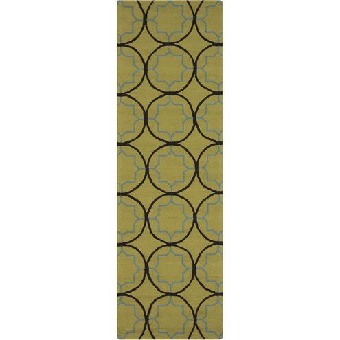 Rain 144 X 108 inch Olive, Black, Denim Rug