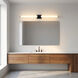 Kiel 2 Light 4.25 inch Midnight Black Bath Vanity Wall Light