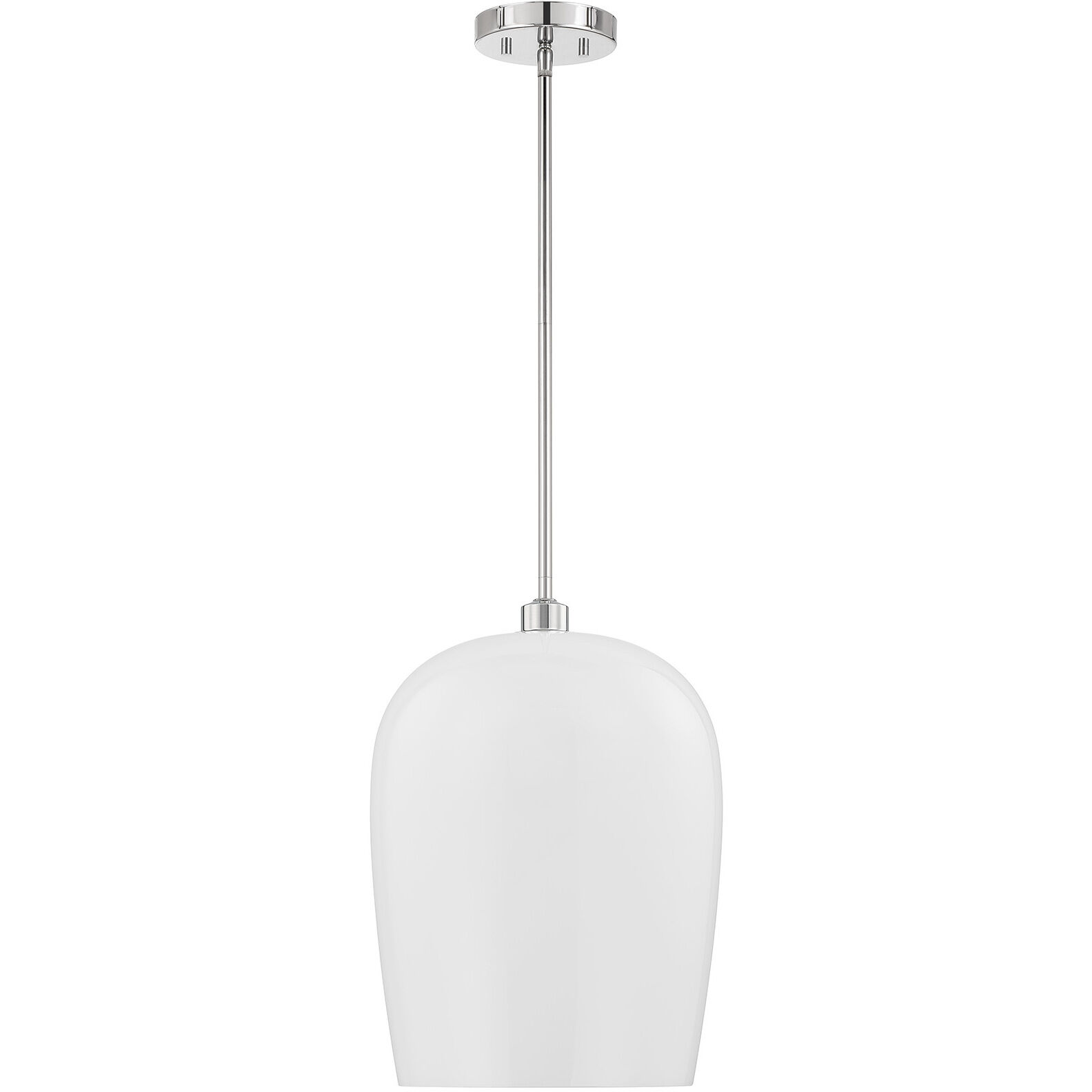 Livingston 1 Light 16 inch Chrome Pendant Ceiling Light