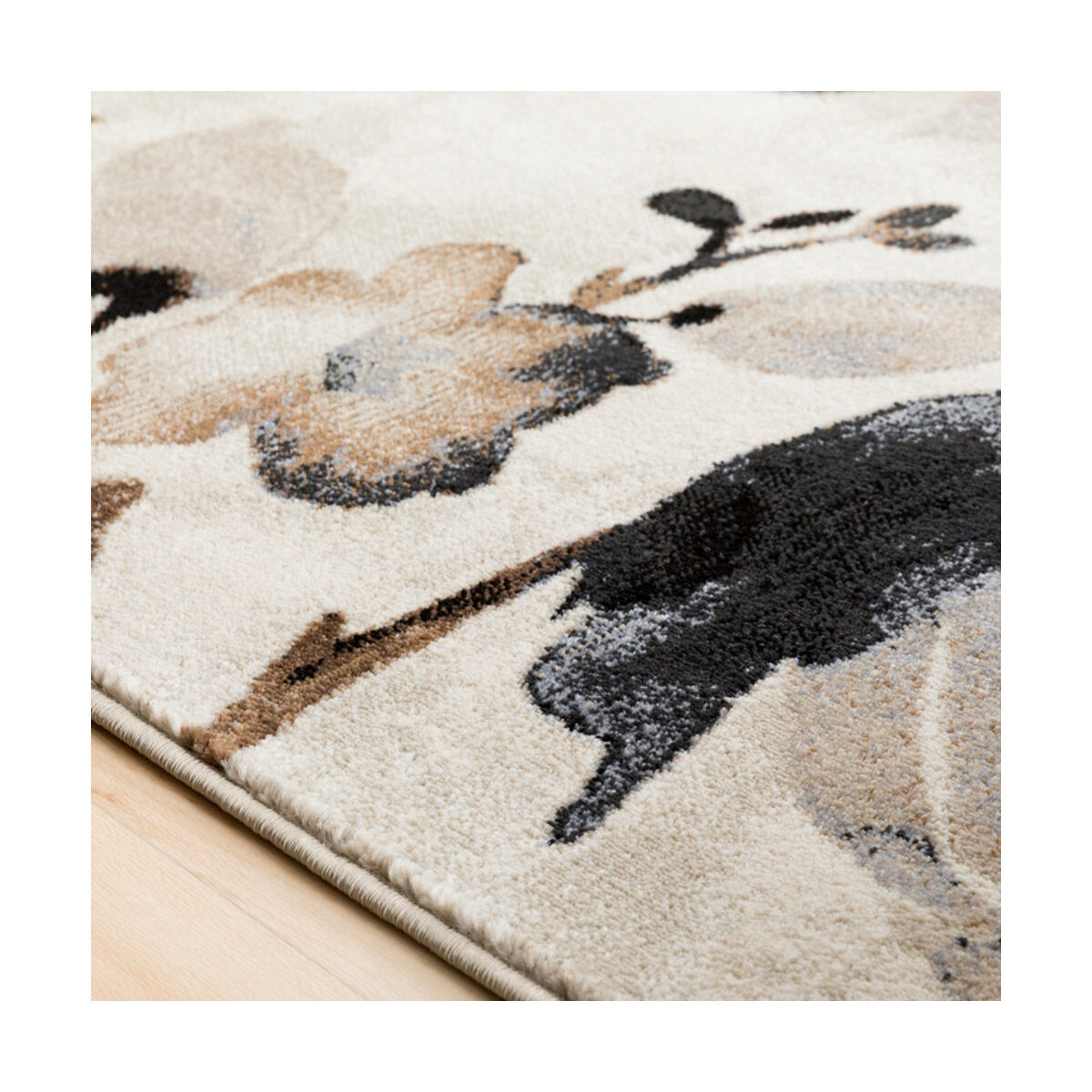 Nova 35 X 26 inch Tan/Camel/Black/Medium Gray Rugs, Polypropylene