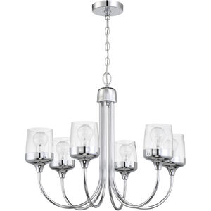 Wrenn 6 Light 26 inch Chrome Chandelier Ceiling Light