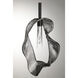 Norah 1 Light 5.5 inch Matte Black Standard Pendant Ceiling Light in Smoke
