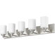 Soledad 5 Light 38.75 inch Brushed Nickel Vanity Wall Light