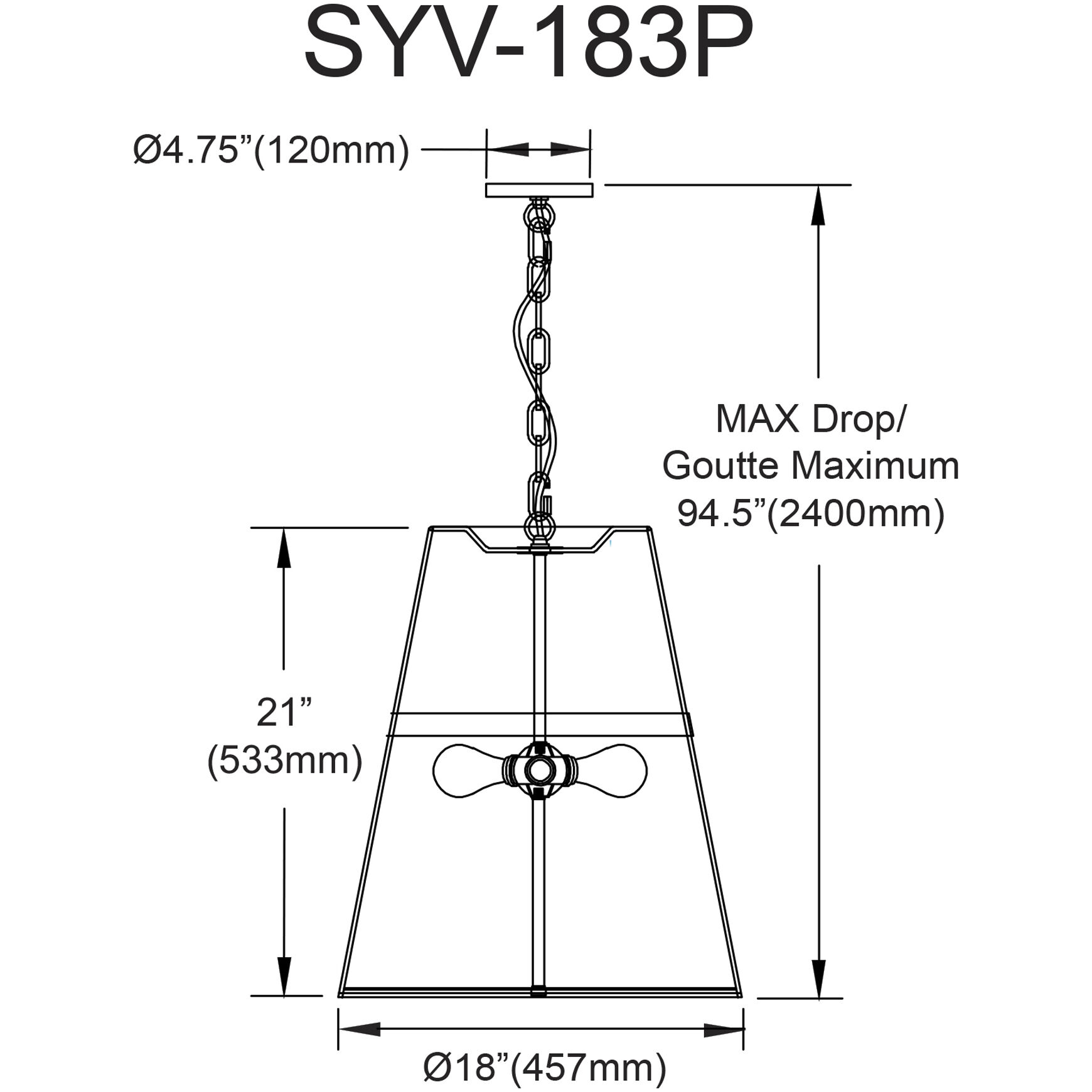 Sylvie LED 18 inch Matte Black Pendant Ceiling Light