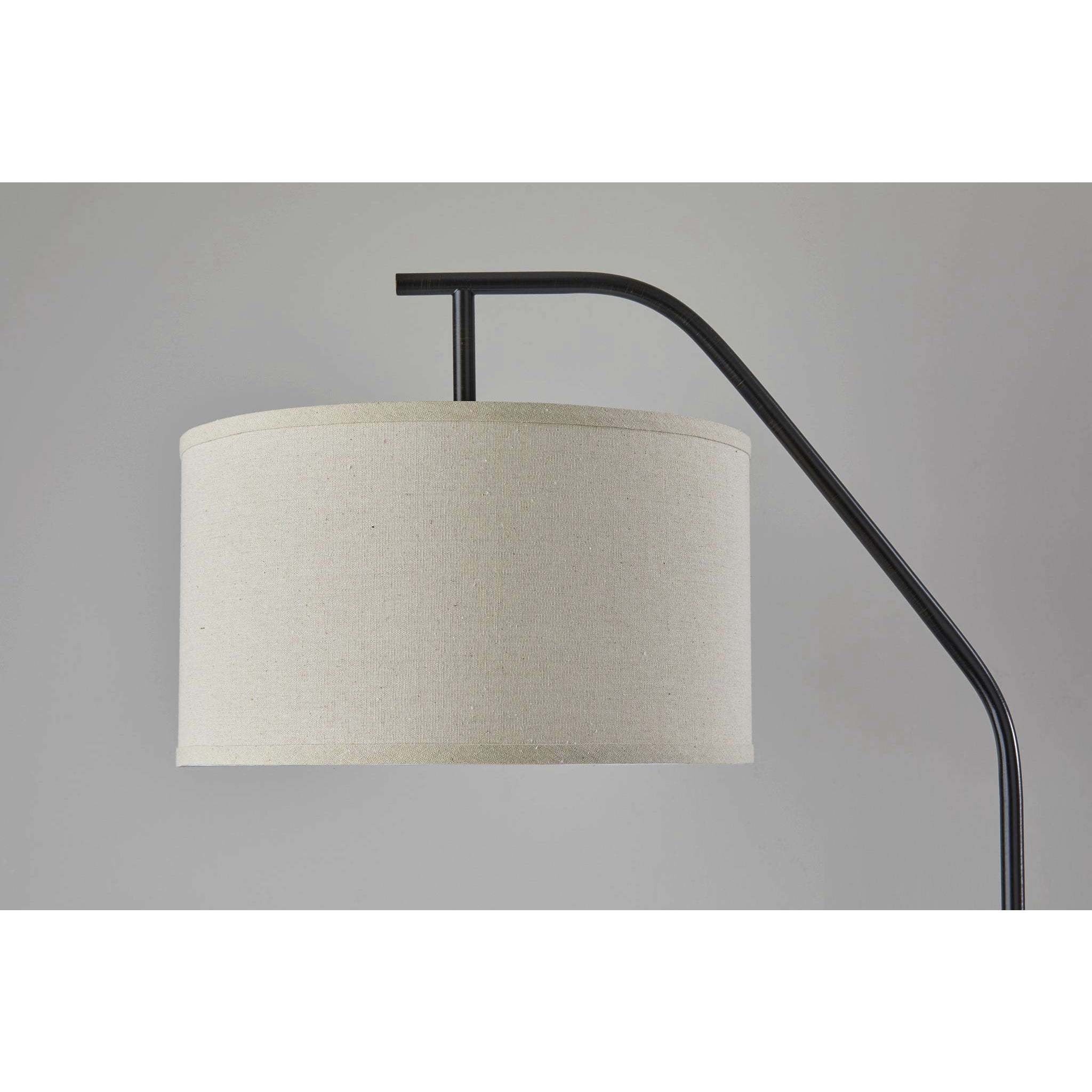 Max 66 inch 100.00 watt Black Floor Lamp Portable Light, Simplee Adesso 