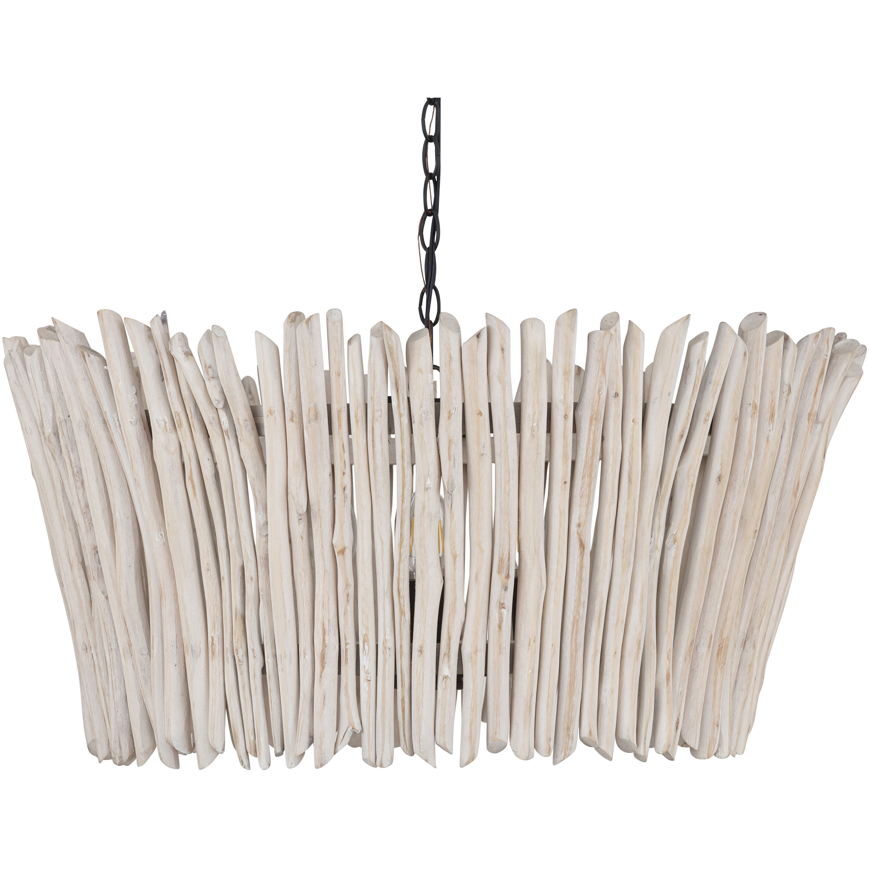 Baywood 4 Light 24 inch Textured Bronze Chandelier Ceiling Light