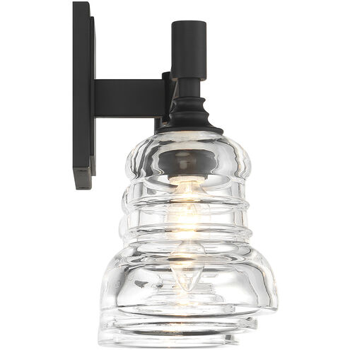 Gregory 3 Light 23.75 inch Matte Black Bath Vanity Wall Light