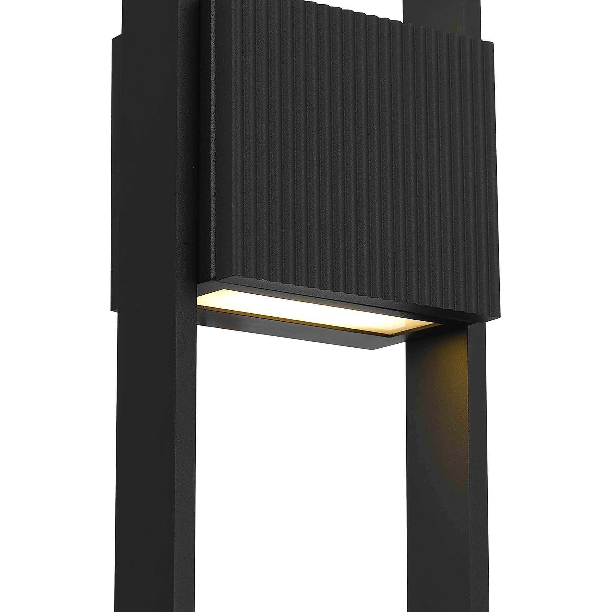 Miami LED 24 inch Sand Black Outdoor Wall Sconce
