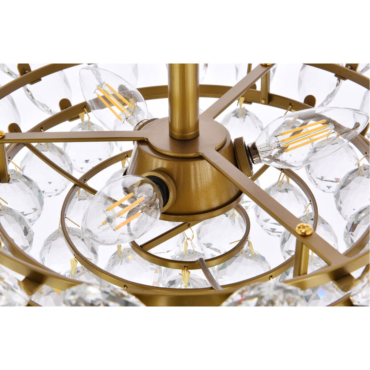 Emilia 3 Light 16 inch Brass Pendant Ceiling Light