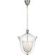 AERIN Varenna LED 19.25 inch Polished Nickel Pendant Ceiling Light