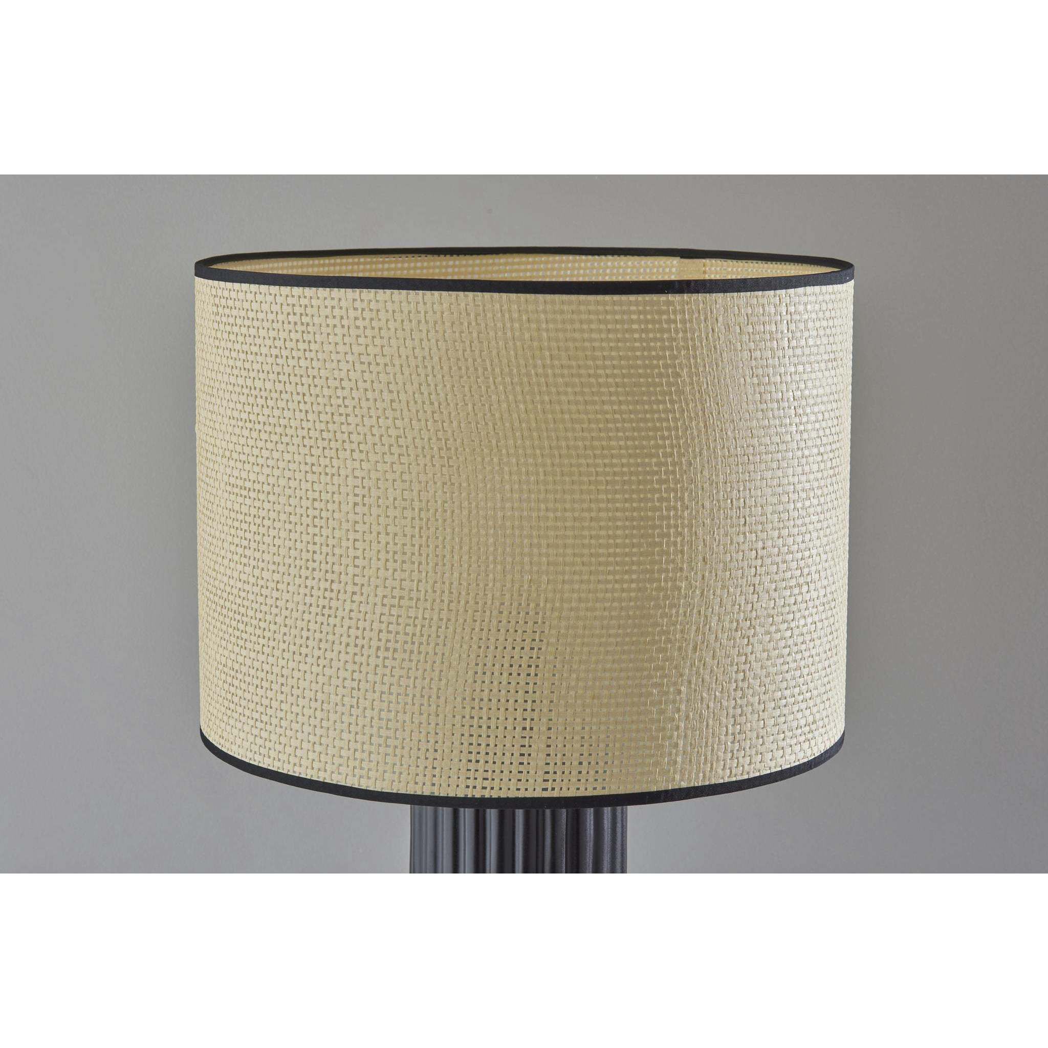 Primrose 28.75 inch 150.00 watt Black Ribbed Ceramic Table Lamp Portable Light