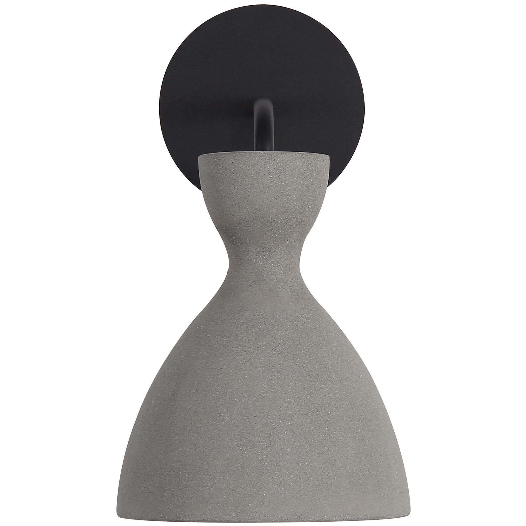 Aethera LED 8.63 inch White Sandstone Cement Outdoor Wall