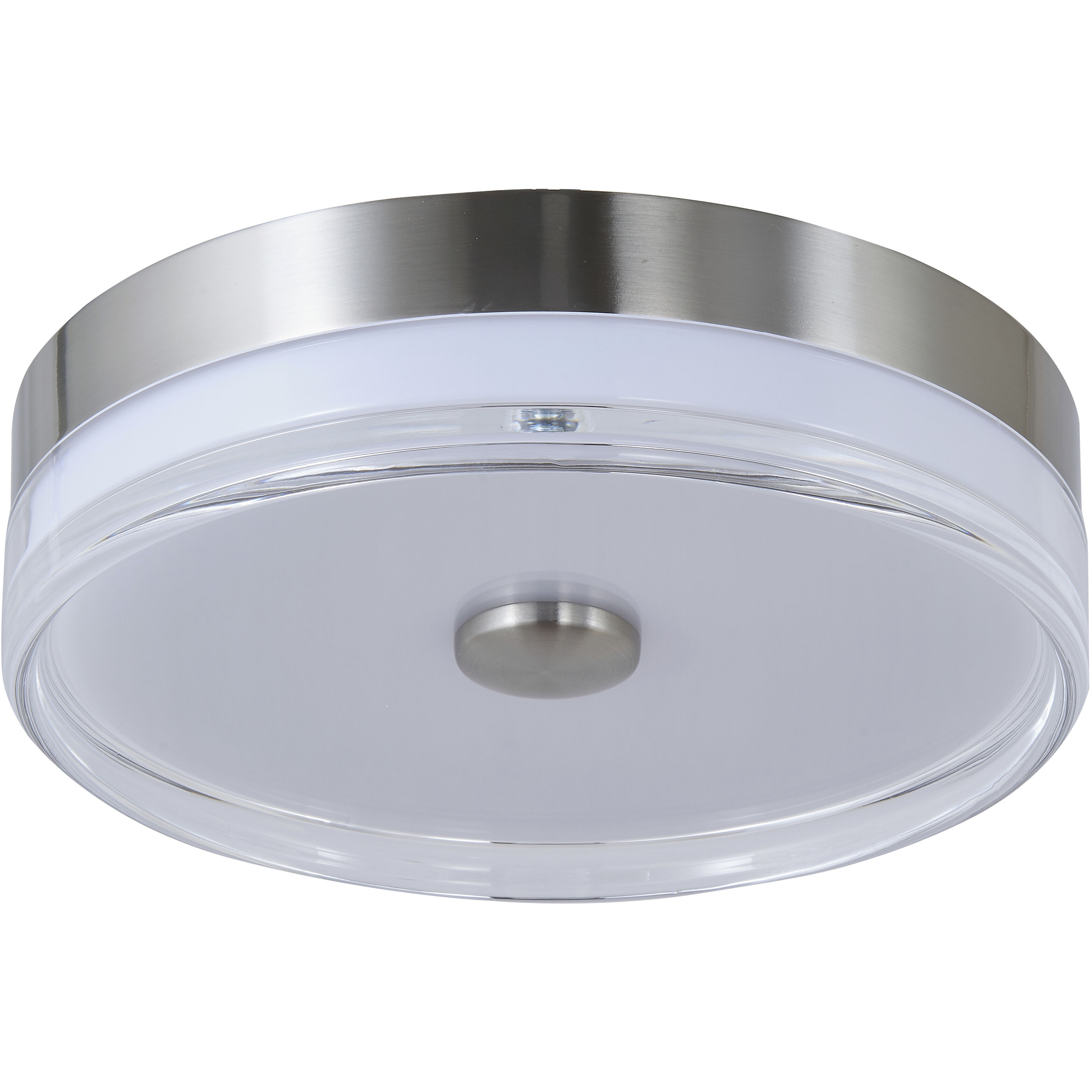 Iris LED 11.5 inch Brushed Nickel Flush Mount Ceiling Light