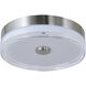 Iris LED 11.5 inch Brushed Nickel Flush Mount Ceiling Light