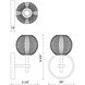 Marni LED 11.02 inch Polished Nickel Bath Vanity Wall Light