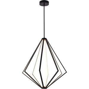 Canada LED 32 inch Black LED Chandelier Ceiling Light
