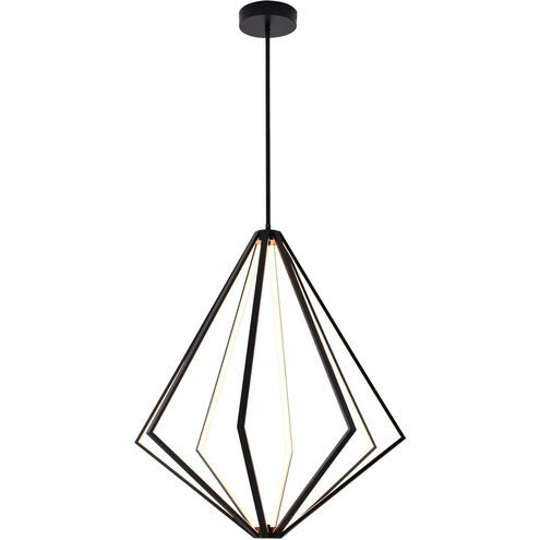 Canada LED 32 inch Black LED Chandelier Ceiling Light